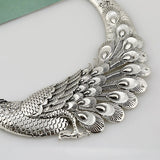 Peacock Choker Necklace