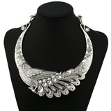 Peacock Choker Necklace