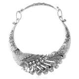 Peacock Choker Necklace